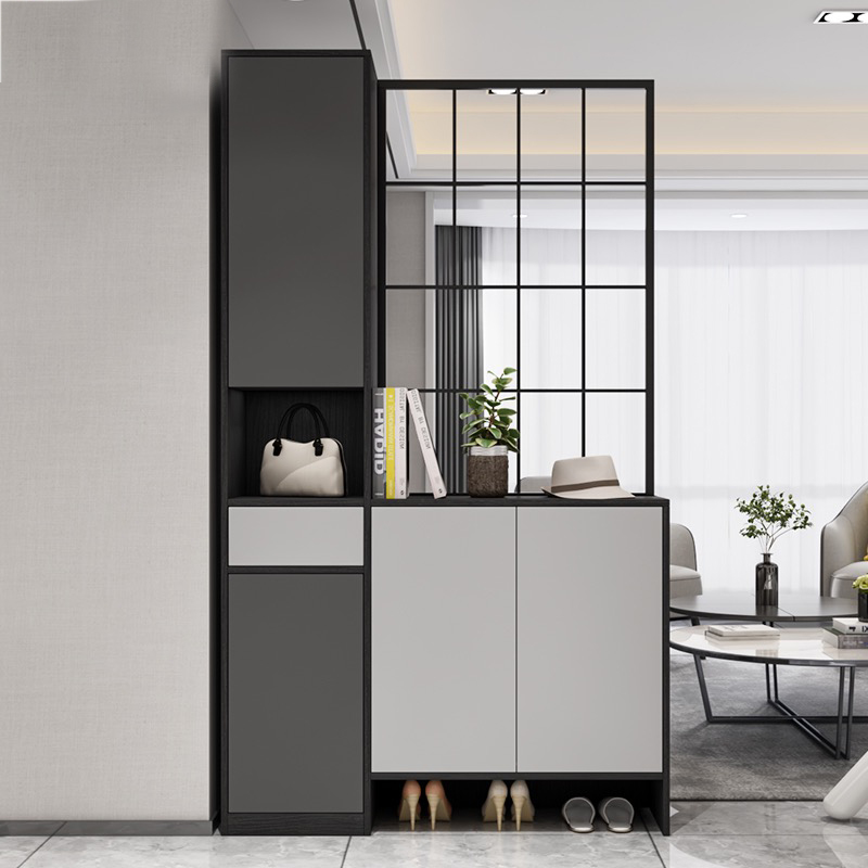 新中式不銹鋼屏風隔斷客廳新中式進門遮擋輕奢金屬入戶玄關現代